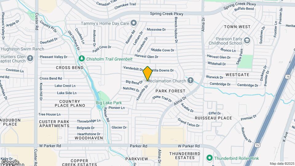3805 Yosemite Dr Map and Location Details