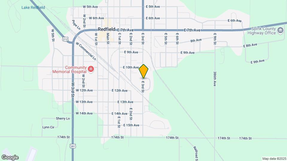 1045 E 3rd St Map and Location Details