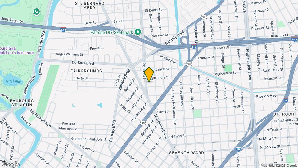 2809 Paris Ave Map and Location Details