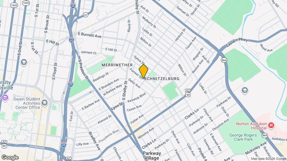 1028 Forrest St Map and Location Details