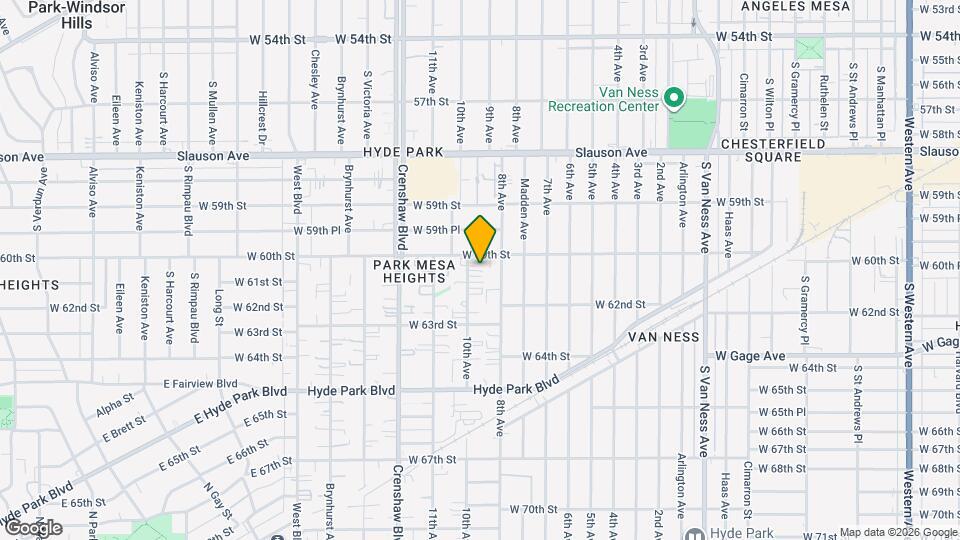 6012 10th Ave Map and Location Details