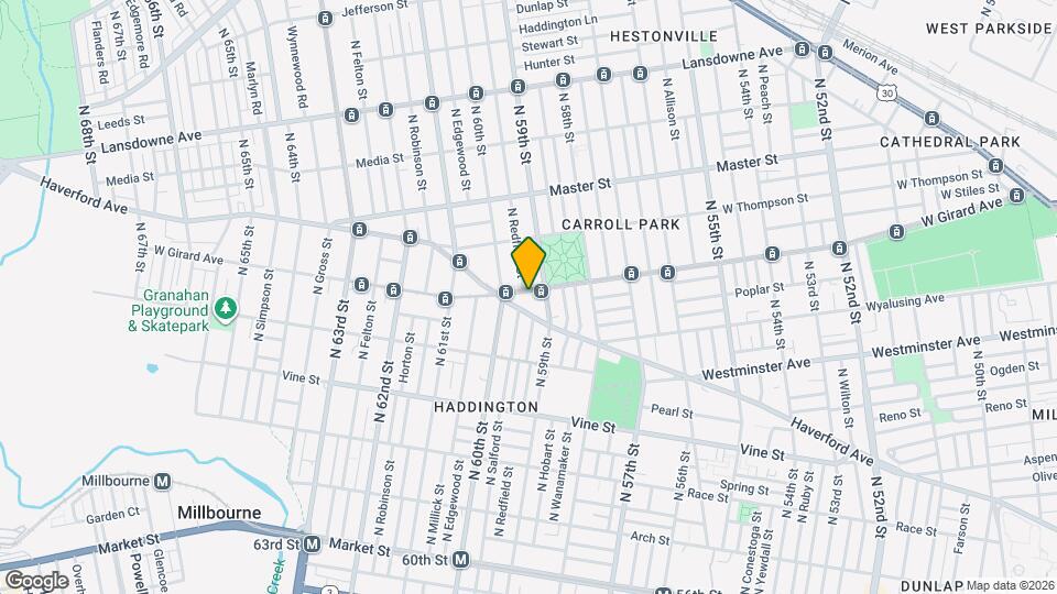 5914 W Girard Ave Map and Location Details