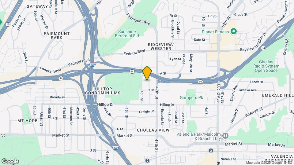 1148 Cotton St Map and Location Details