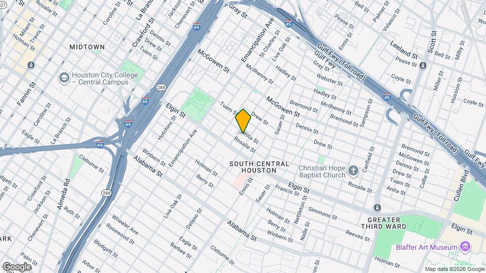 2714 Anita St Map and Location Details