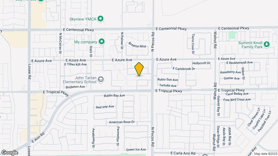 3408 E Palatine Hills Ave Map and Location Details