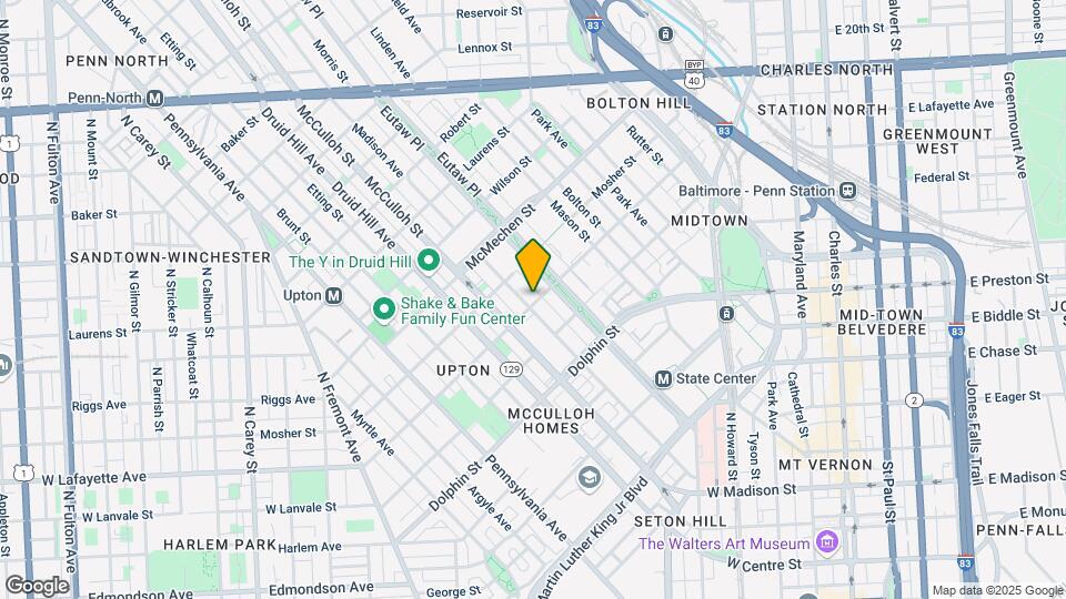 1401 Madison Ave-Unit -8 Map and Location Details