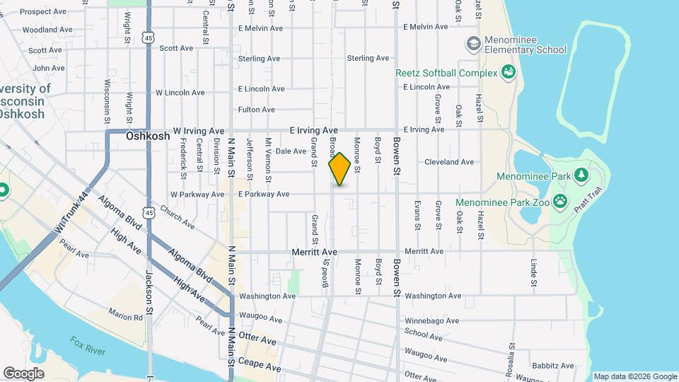 506 E Parkway Ave Map and Location Details