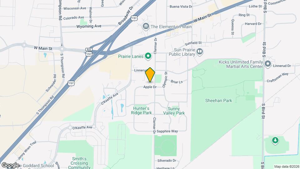 1716-1722 Apple Dr Map and Location Details