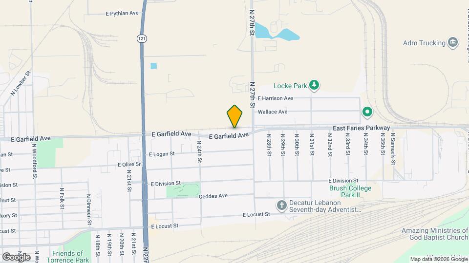 2618 E Garfield Ave Map and Location Details