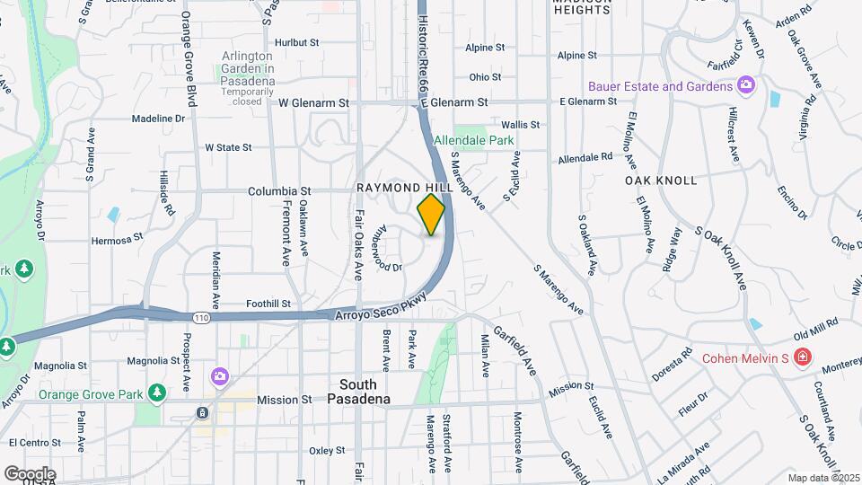 1743 Ellincourt Dr Map and Location Details