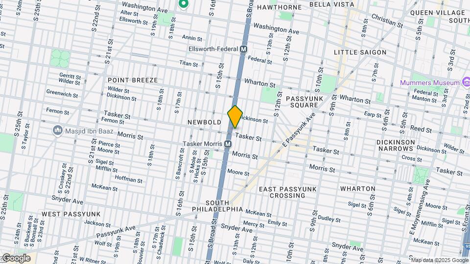 1537 S Broad St Map and Location Details