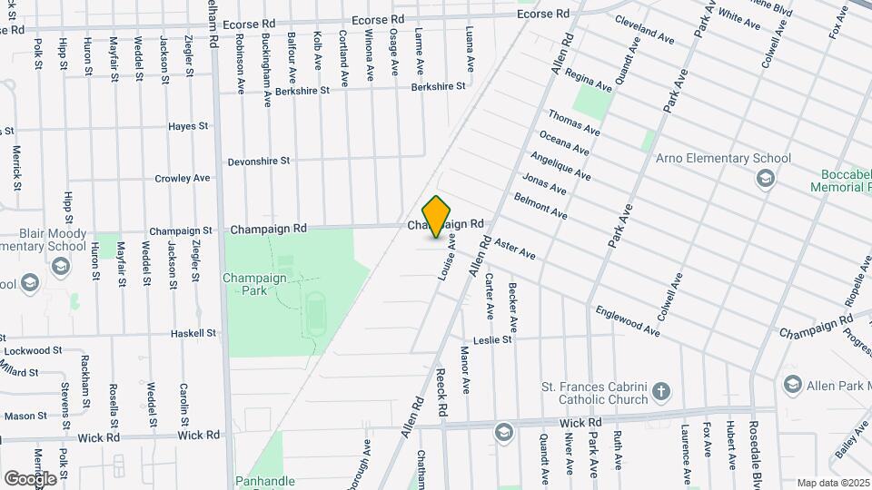 17104 Englewood Ave Map and Location Details