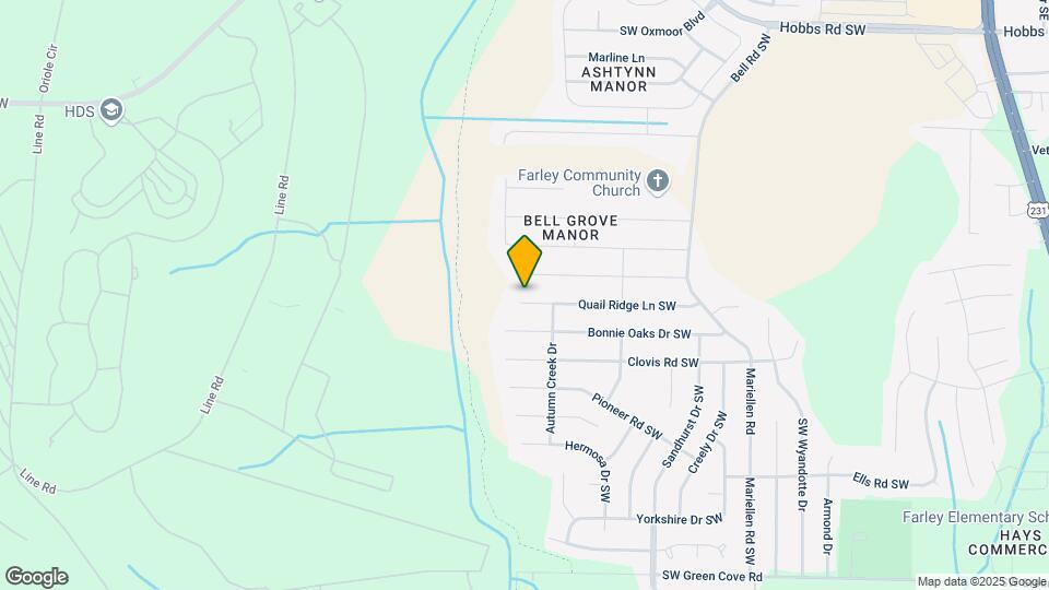 2610 Quail Ridge Ln SW Map and Location Details