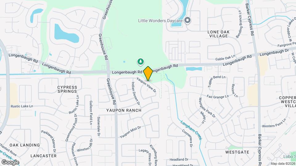 8022 Yaupon View Dr Map and Location Details