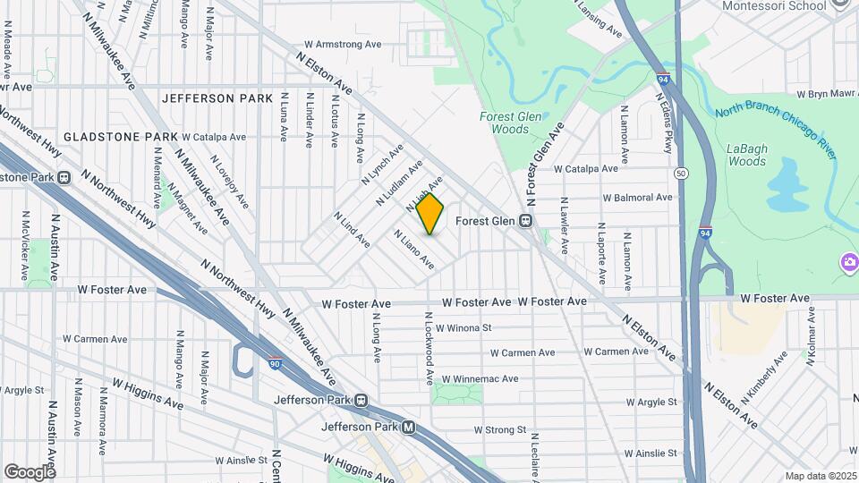 5238 N Larned Ave Map and Location Details