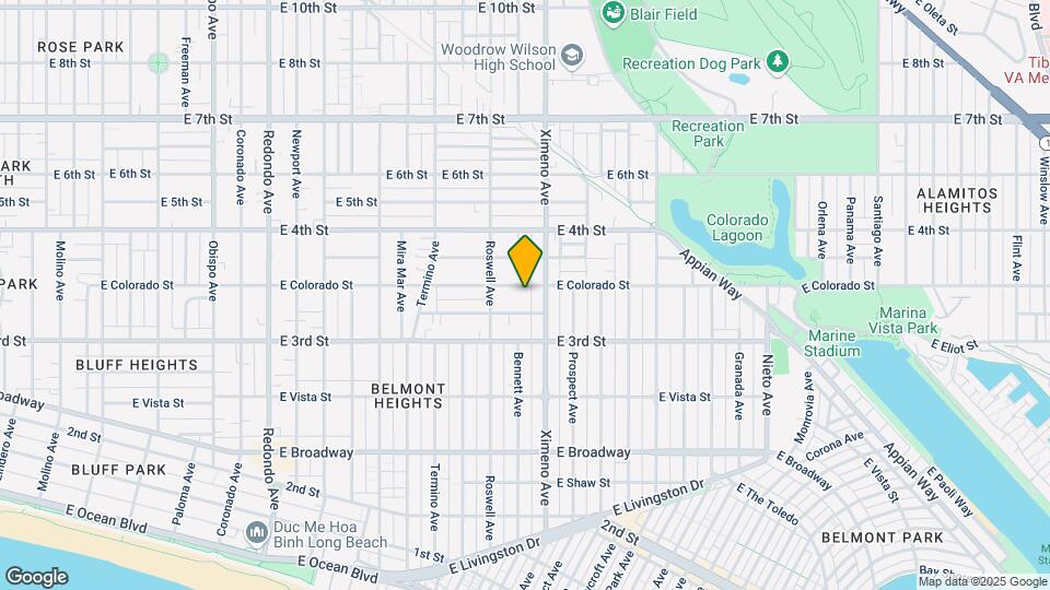 4306 E Colorado St Map and Location Details