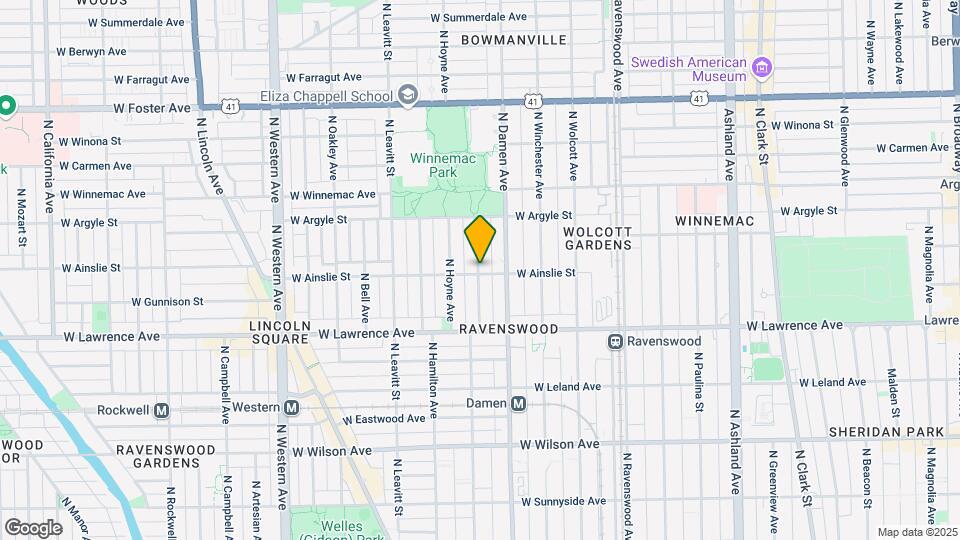 4855 N Seeley Ave, Unit 3 Map and Location Details