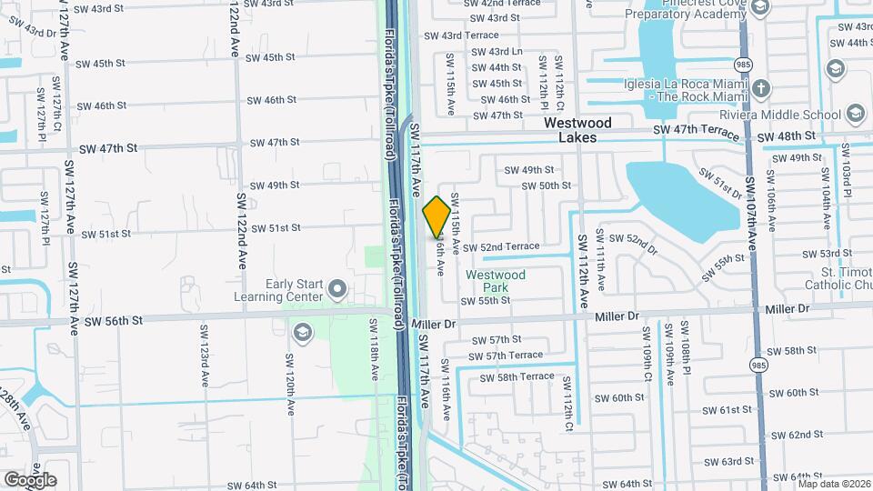 5230 SW 116th Ave Map and Location Details