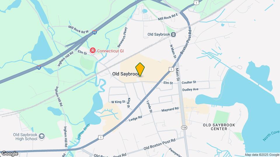 93 Elm St-Unit -1st Floor Map and Location Details