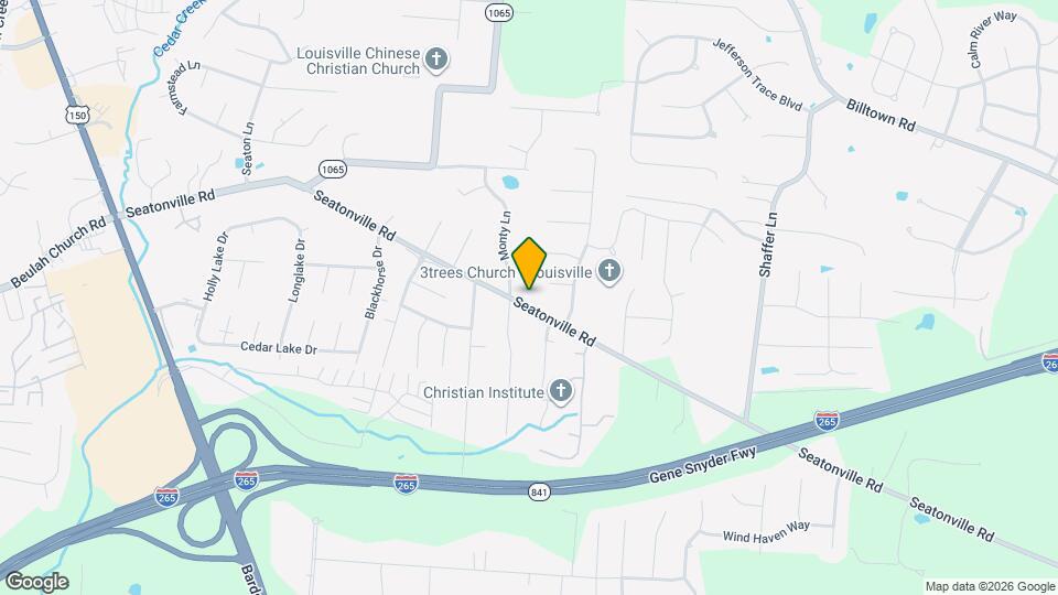 10205 Seatonville Rd Map and Location Details