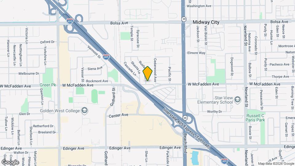 15481 Cottonwood Cir Mapa y Detalles de la Ubicación