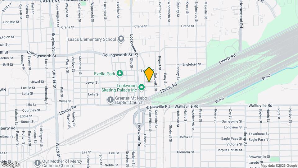 3406 E Lockwood Dr Map and Location Details