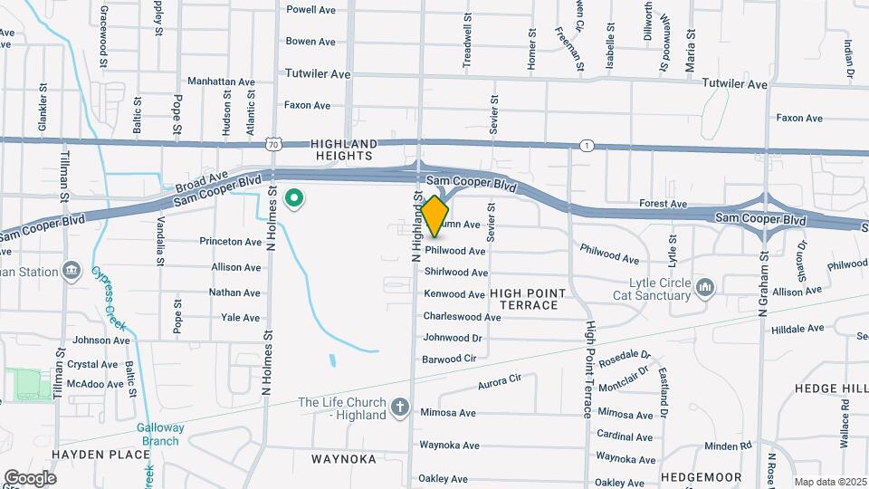 3520 Philwood Ave Map and Location Details