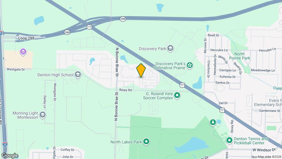 3405 Cricket Dr Map and Location Details