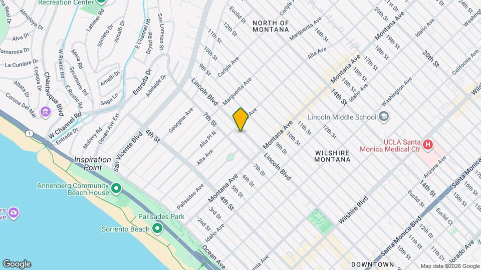 618 Lincoln Blvd, Unit A Mapa y Detalles de la Ubicación