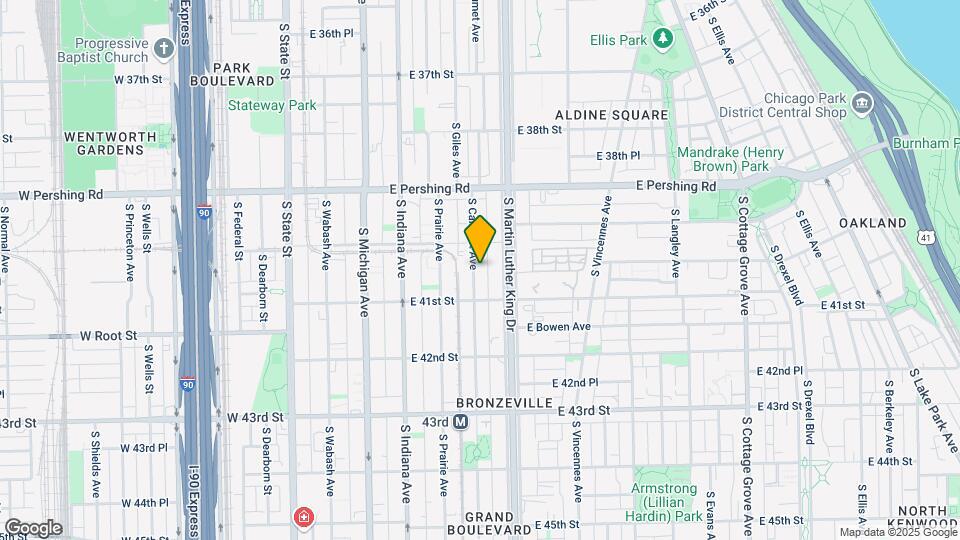 4023 S Calumet Ave Map and Location Details