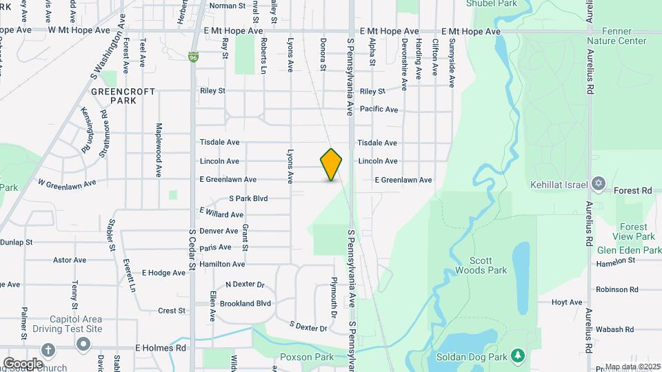 858 E Greenlawn Ave Mapa y Detalles de la Ubicación