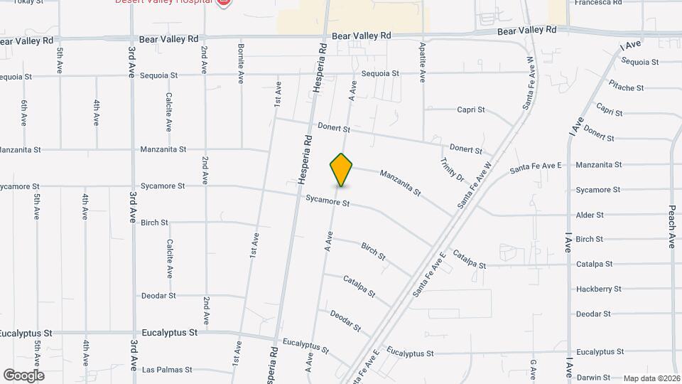 17068 Sycamore St Map and Location Details