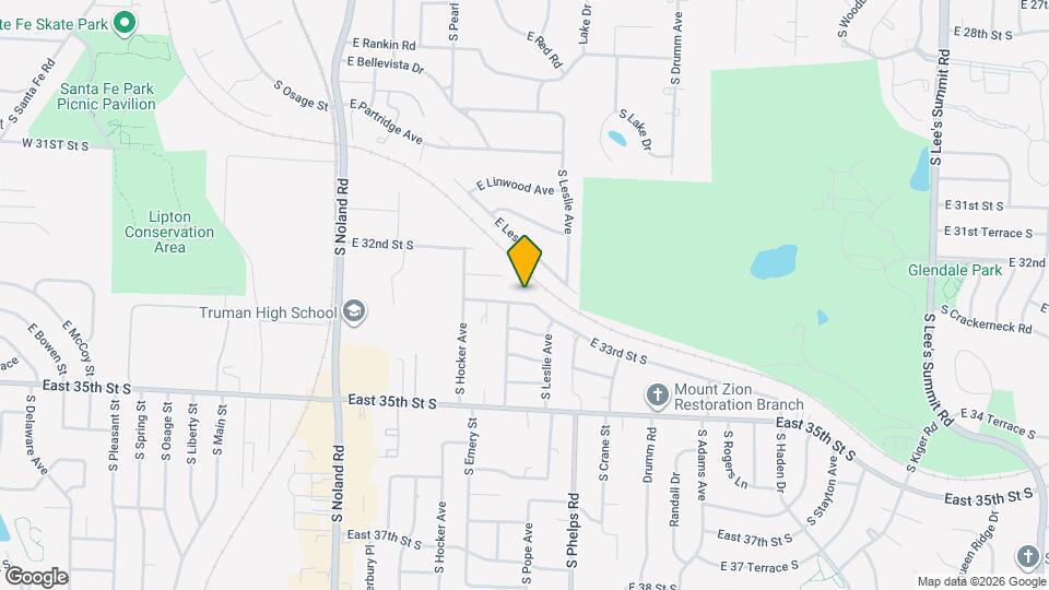 14600 E 33rd St S Map and Location Details