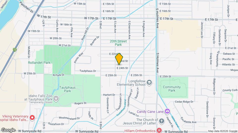 225 E 24th St Map and Location Details