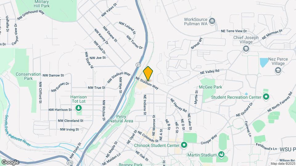 570 NE Stadium Way Map and Location Details