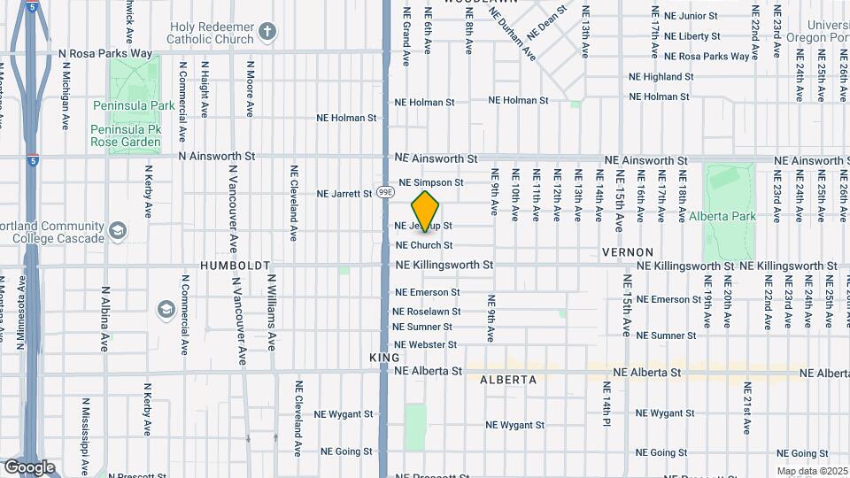 531 NE Church St Mapa y Detalles de la Ubicación
