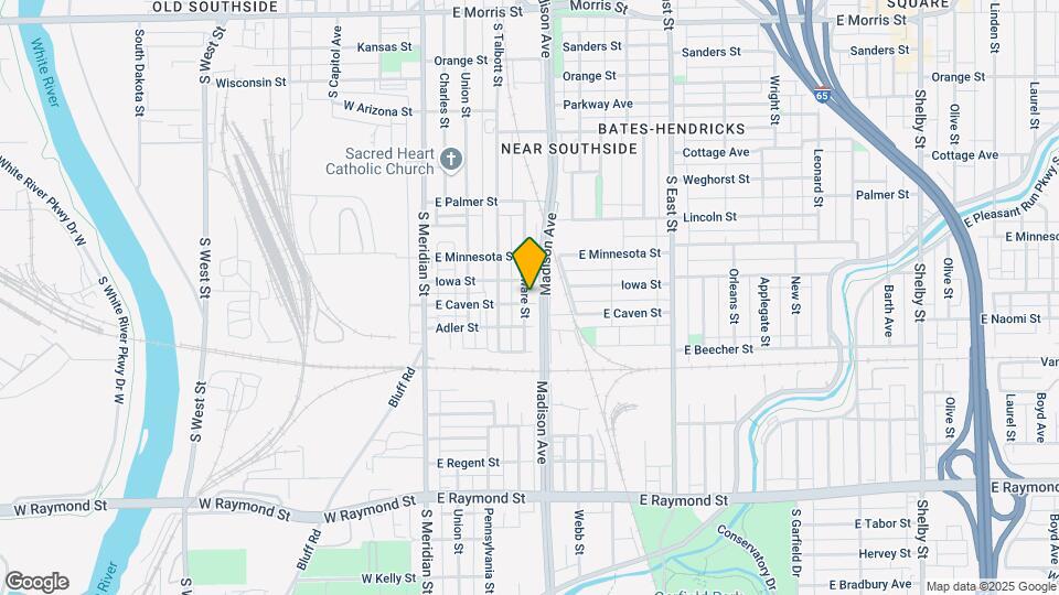 1749 S Delaware St Map and Location Details