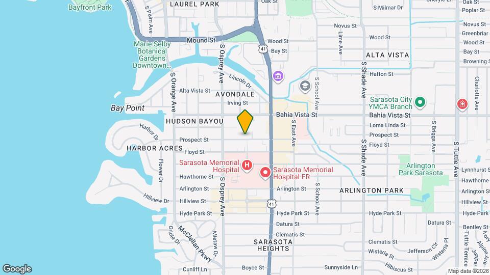 1891 Prospect St Map and Location Details