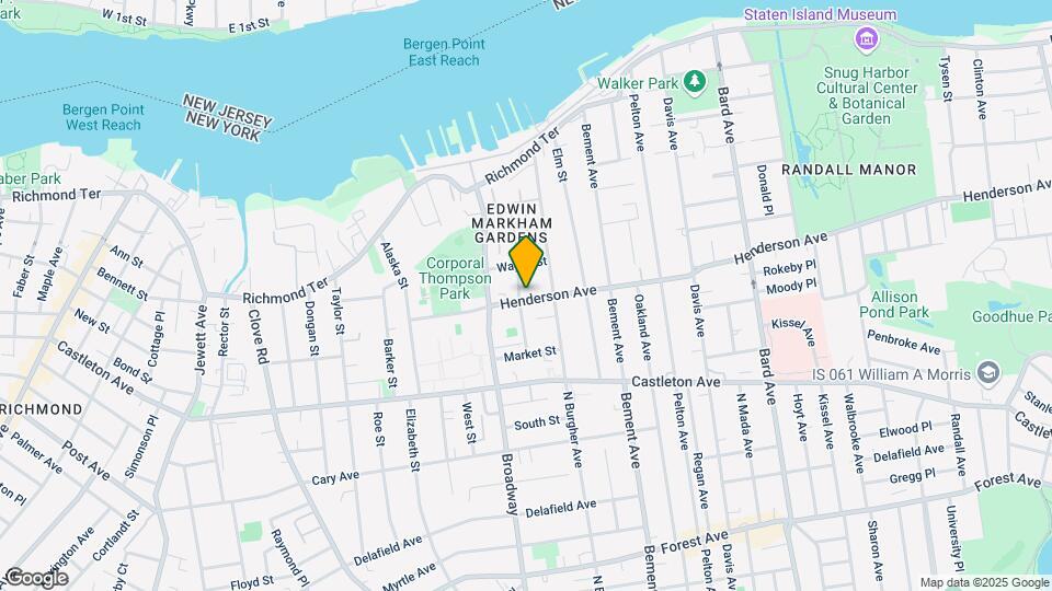 707 Henderson Ave Mapa y Detalles de la Ubicación