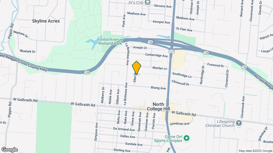 7020 Ellen Ave Map and Location Details