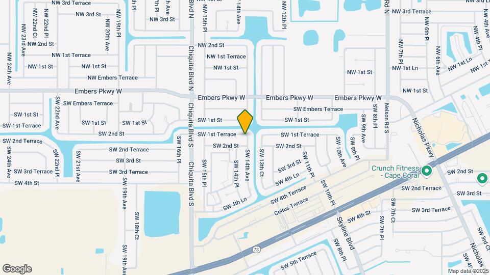 1400 SW 1st Terrace Map and Location Details