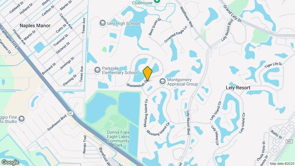 8902 Shenendoah Cir Map and Location Details