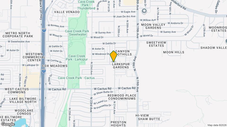 12602 N 21st Ave Map and Location Details