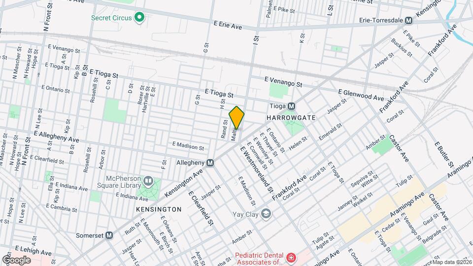 3329 Malta St Map and Location Details