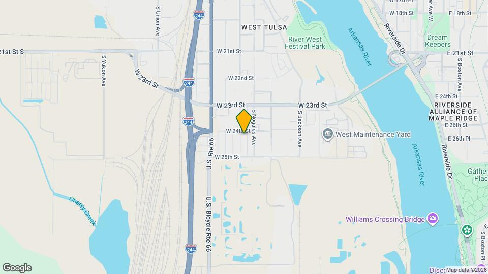 2407 S Olympia Ave Map and Location Details