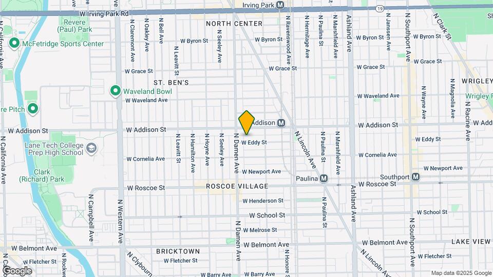 1940 W Eddy St Map and Location Details