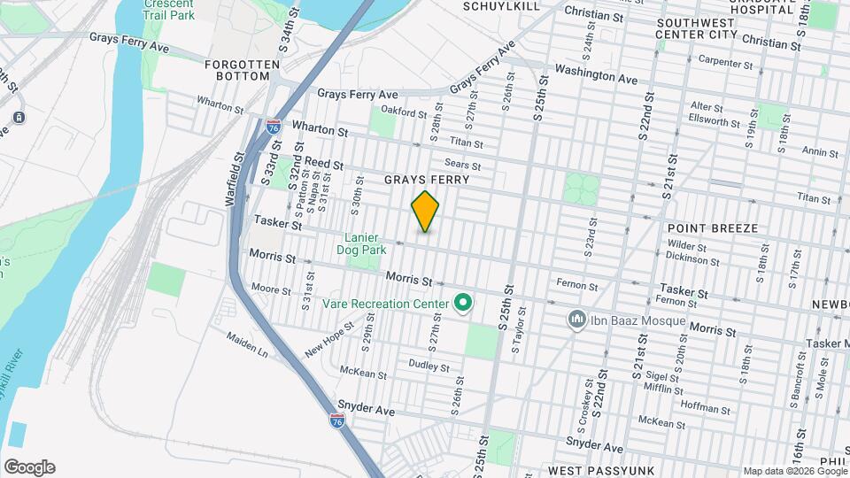1542 S Marston St Map and Location Details