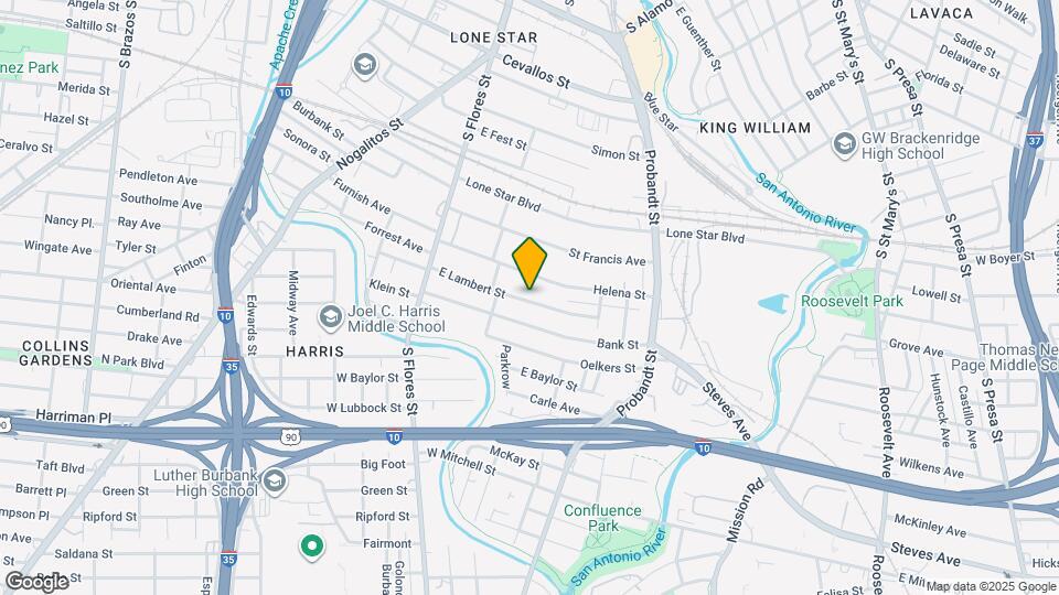 235 E Lambert St Map and Location Details