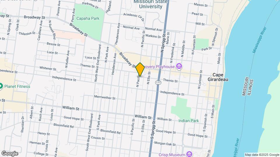 829 Themis St Map and Location Details