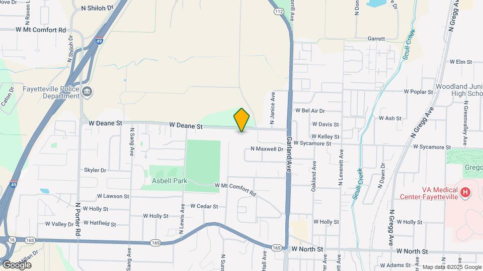 1331 W Deane St Map and Location Details